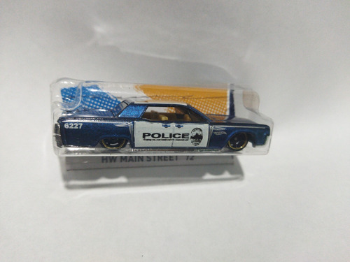 Hot Wheels'64 Lincoln Continental Main Street '12 Police Car