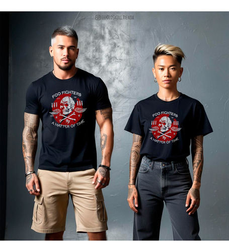 Remera Foo Fighters Matter Of Time Rock Metal 100% Algodón