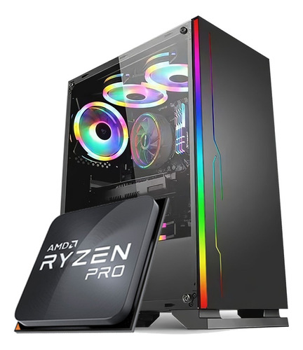 Pc Gamers Inicial Ryzen 5 5600g 16gb Ram Ssd 1tb + Wifi