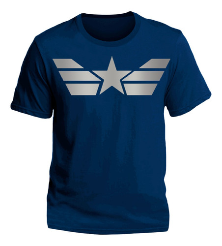 Remeras Capitan America Escudo Simbolo Superheroe