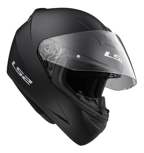 Imagen 5 de 7 de Casco Integral Moto Ls2 352 Rookie Solid Negro Mate