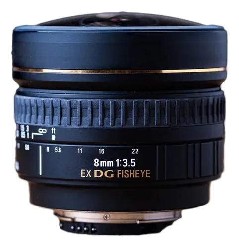 Lente Sigma 8mm F3.5 Ex Dg Circular Fisheye Nikon | MercadoLivre