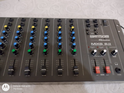 Mesa De Som 6 Canais, Mix De Som, Ciclotron, Whattson Mxs 6 (Usado)