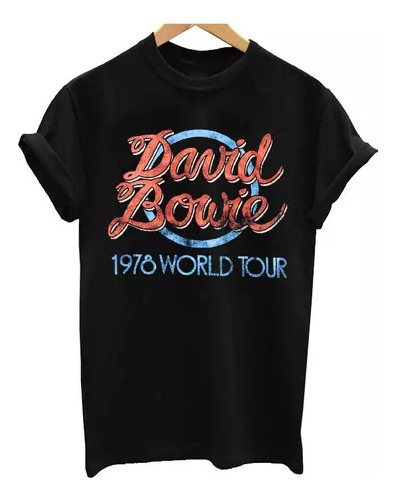 Remera Musico David Bowie Especial World Tour 1978 Infantil