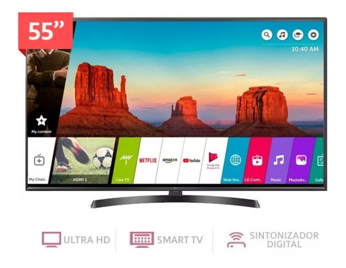 Televisor LG 55  4k 55uk6350 Bluetooth 