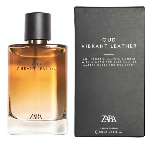 Zara Oud Vibrant Leather Edp Eau De Parfum Colonia Para Hom.