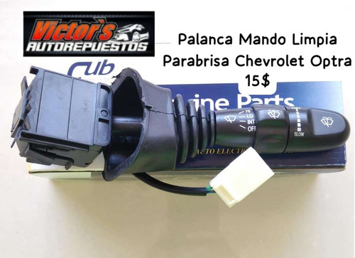 Palanca Mando Limpia Parabrisa Chevrolet Optra Todos 