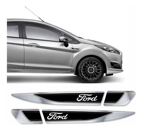 Adesivo Aplique Lateral Ford Fiesta Emblema Resina Rs12 Fgc