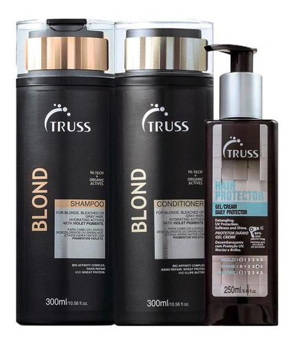 Kit Truss Blond - Sh 300 Ml + Cond 300 Ml + Leave-in 250 Ml