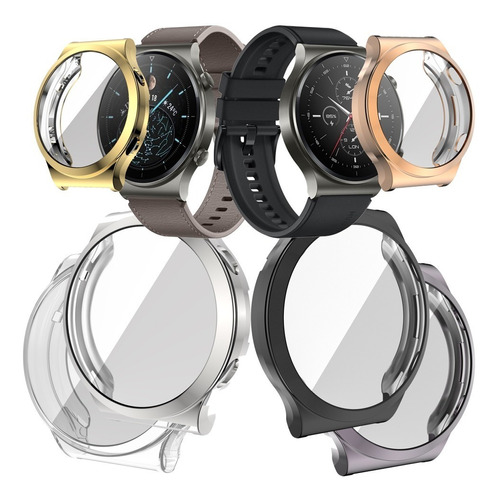 Protector Case Con Mica Compatible Huawei Watch Gt 2 Pro
