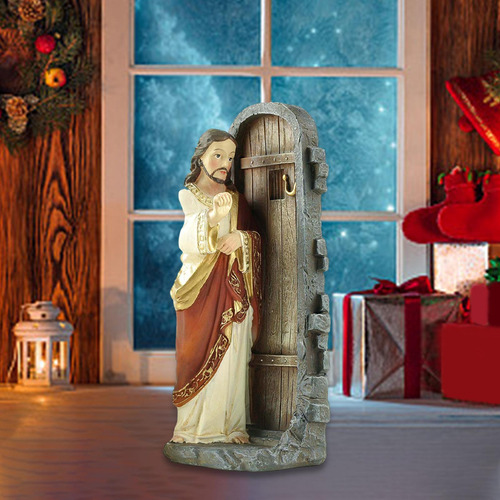 Figura De Estatua De Jesús Golpeando De Navidad De 5