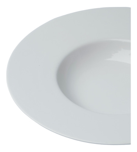 Plato Pastero De Porcelana Blanca 31 Cm