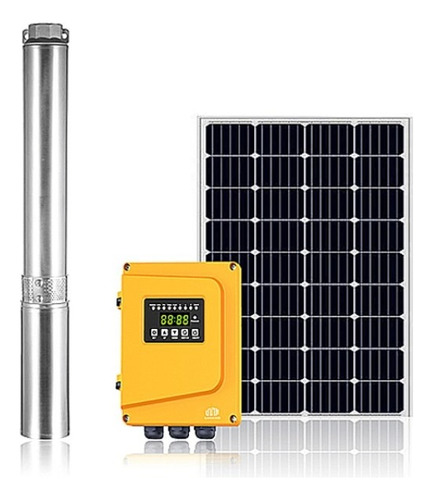 Kit Bomba Sumergible Agua Solar 3400 Litros/hora 80 Metros