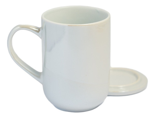 Mug Bhoro Cerámica Blanco Glossy 470 Ml