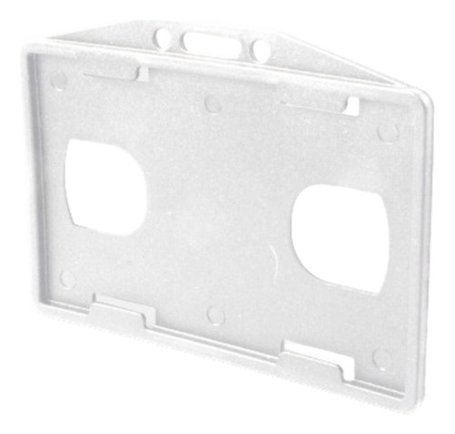 Escarapela Porta Carnet Horizontal X 10 Und Transparente