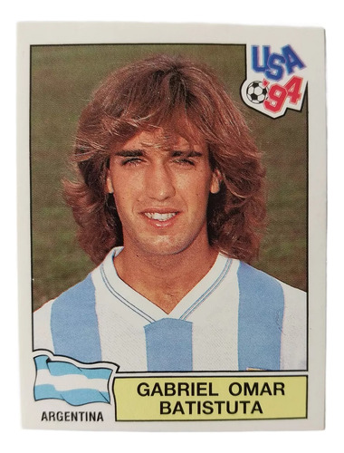 Batistuta Rookie Figurita Panini Mundial Usa 94 Importada