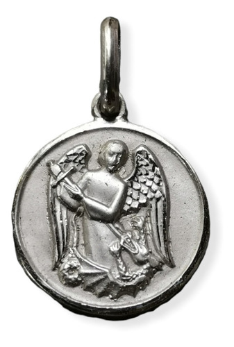 Medalla Plata 925 San Miguel Arcángel #233 (medallas Nava) 