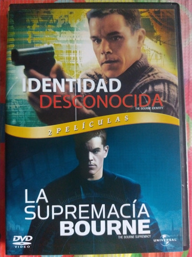 Dvd Identidad Desconocida La Supremacía Bourne Y