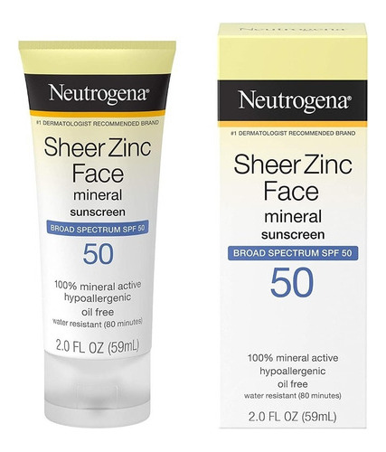 Neutrogena Sheer Zinc Oxide Dry-touch Mineral Face Sunscreen