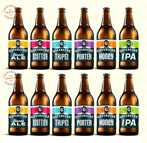 Combo X 12 Cerveza Artesanal Goyeneche 500ml - A Elección