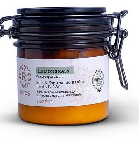 Sais De Banho E Espuma Lemongrass 190 G - Ritos