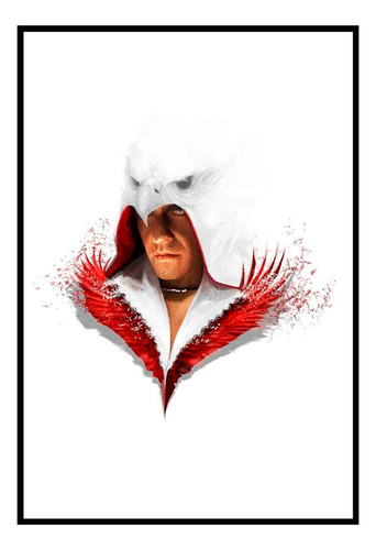 Cuadro Poster Premium 33x48cm Assassins Creed Blood