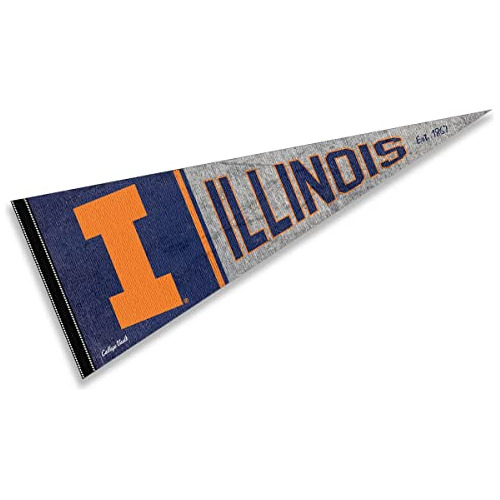 Estandarte De Universidad De Illinois Fighting Illini E...