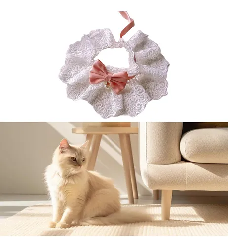 Collar Ajustable Para Gatos, Collar Festivo, Bufanda De