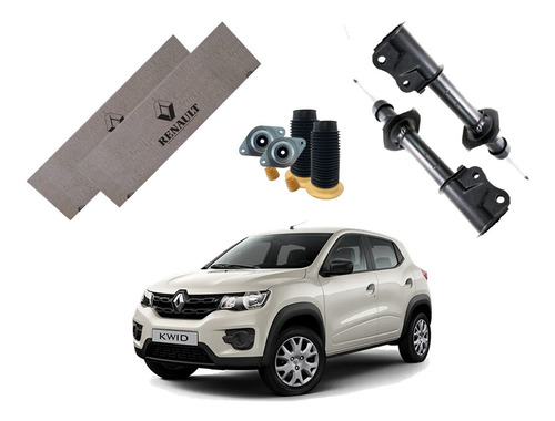 Imagem 1 de 6 de Kit Amortecedor Dianteiro Renault Kwid 2019