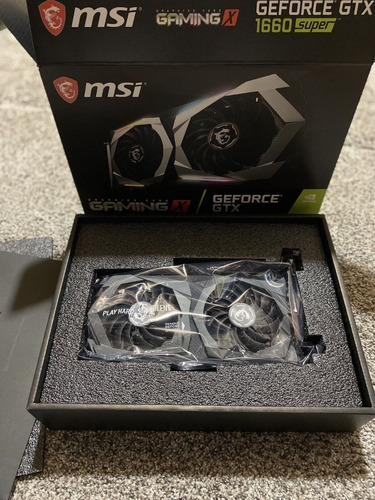 Imagen 2 de 3 de Msi Geforce Gtx 1660 Super Gaming X Tarjeta Gráfica 6gb