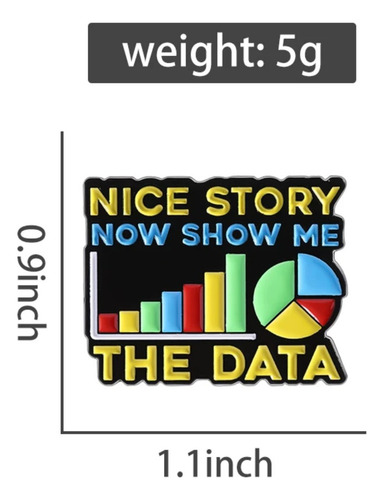Broche Con Forma De Broche Nice Story Now Show Me The Data E