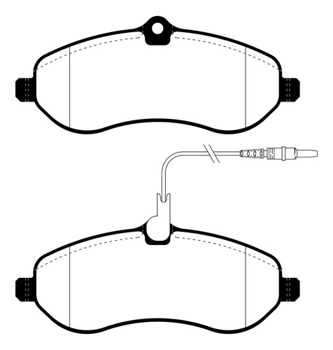 Pastillas De Freno Para Citroen Jumpy Furgon 1.6 Hdi Mt 07/1