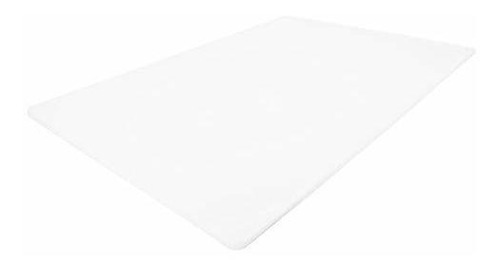 Tabla De Cortar Plástica Blanca Comercial Nsf, Extra Grande,