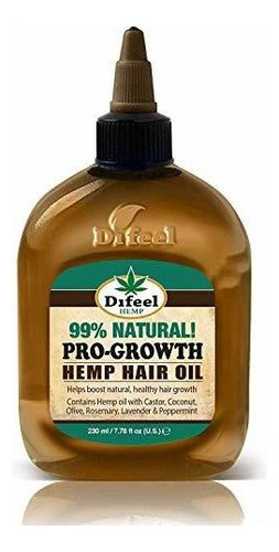 Difeel Hemp 99% Natural Hemp Hair Oil - Pro-growth 7.78 