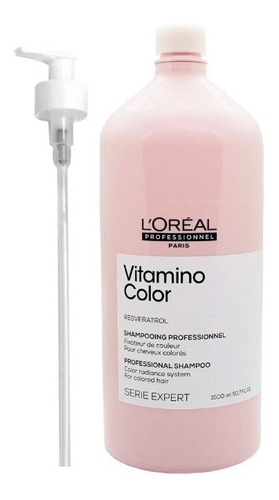 Shampoo Loreal Profesional Vitaminico Color Hair X 1500 Ml.