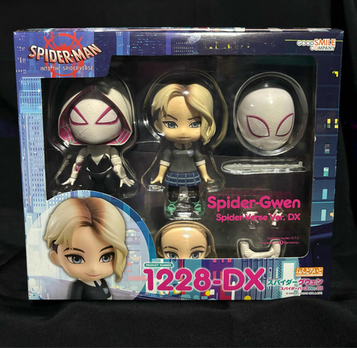 Nendoroid Spider-gwen Dx 1228 Figura Original (Usado)