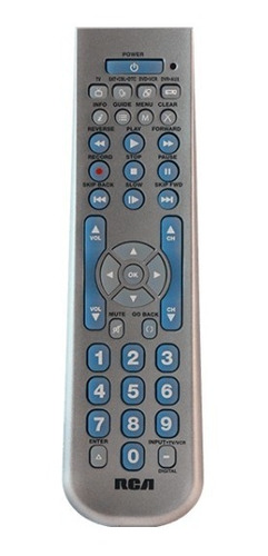 Control Remoto Universal 4 Funciones Rca Lrcr4383a Tv Dvd