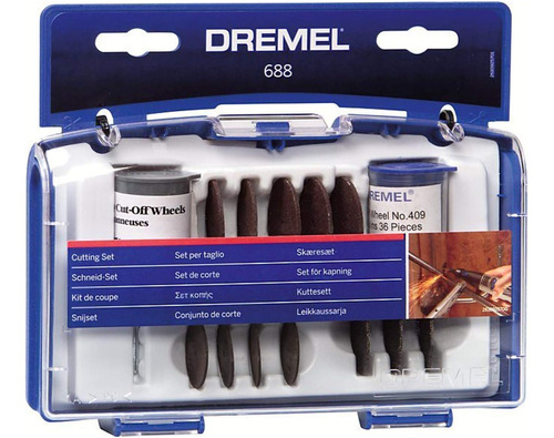 Kit Set Fresador Dremel 69 Pza Marca Dremel. Kit De Corte