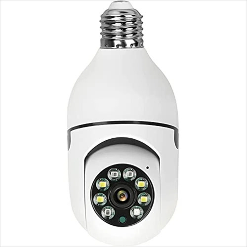 Camara Vigilancia Ip Inalámbrica Mini Bombilla Wifi 360°