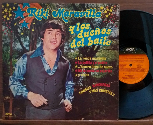 Riki Maravilla - Y Los Dueños Del Baile - Lp Año 1980 Cumbia