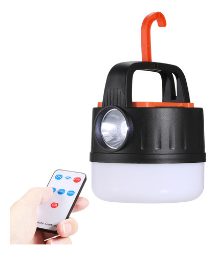 // Lámpara Camping Solar Led Recargable Colgante Emergencia