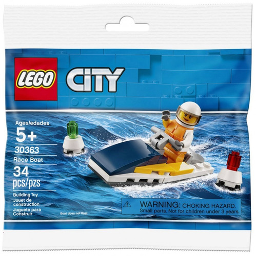 Lego City: Lego Builder Bags - City: Bote De Carreras