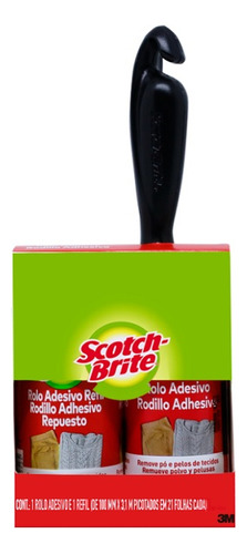 Rolo Adesivo Scotch-brite Com 1 Rolos E 1 Refil 3m