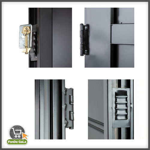 Imagen 5 de 9 de Puerta Chapa Simple Reforzada 80 X 200 Cerradura 1er Calidad