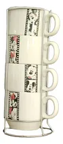 Comprar Juego De Tazas Torre Mickey -tazas -disney- Mickey Y Minnie
