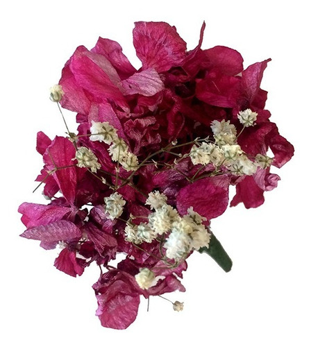 Flores Desidratadas - 1 Lapela Para Noivo Pink Rústico