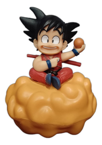 Figura Goku Niño Sobre Nube Dragón Ball Z 12cm