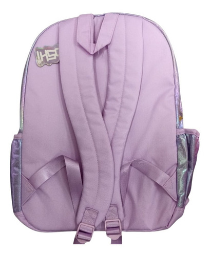 Imagen 4 de 6 de Mochila Lentejuelas Llama Confeti Espalda 91386 17 PuLG Edu