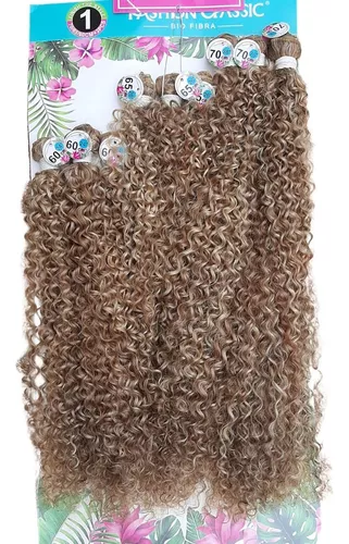 Cabelo Cacheado Bio Fibra Vegetal Lindona Fashion Classic