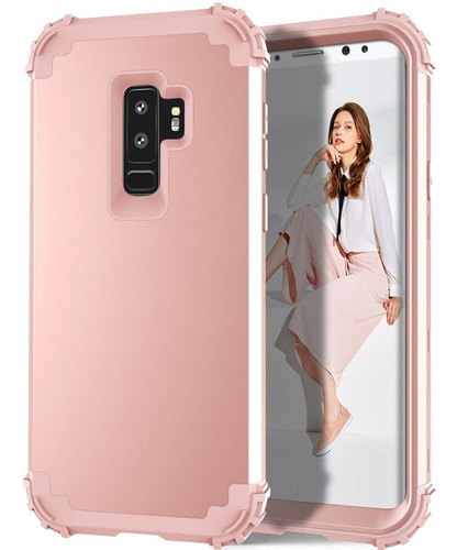 Funda Case Samsung S8/s8 Plus/s9/s9 Plus 360 Uso Rudo 3 En 1